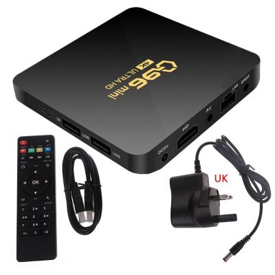 ‘；【-【 Q96 TV Set-Top Box 2.4G WIFI HD4K TV Box Support Amlogic S905L Quad Core  2+16GB Rj45 Media Player H265 Home  New Dropship