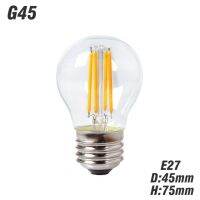 【✴COD✴】 dongdangx59 หลอด E27หลอดไฟเอดิสัน Led แนววินเทจหลอดไฟ Led แบบ E14เทียนสไตล์วินเทจ220V 2W 4W 6W 8W หลอดไฟนีออน