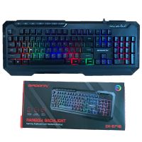 GADONX GK-8740คีย์บอร์ดเกมมิ่งมีไฟ rainbow Backlight Gaming Keyboard!!