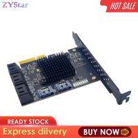 ZYStar การ์ดขยาย SATA3.0เครื่องประดับทดแทน PCB 4x 8x เชื่อมต่อ16x สำหรับ SSD