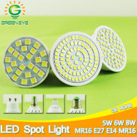 【☑Fast Delivery☑】 dongdangx59 Mr16 E14 E27 Gu10 5W 6W 8W Ac 110V/220V โคมไฟ Led แสงอุ่นสีขาว/เย็นสีขาวหลอดไฟ Led แบบจุด Lampada Ampoule