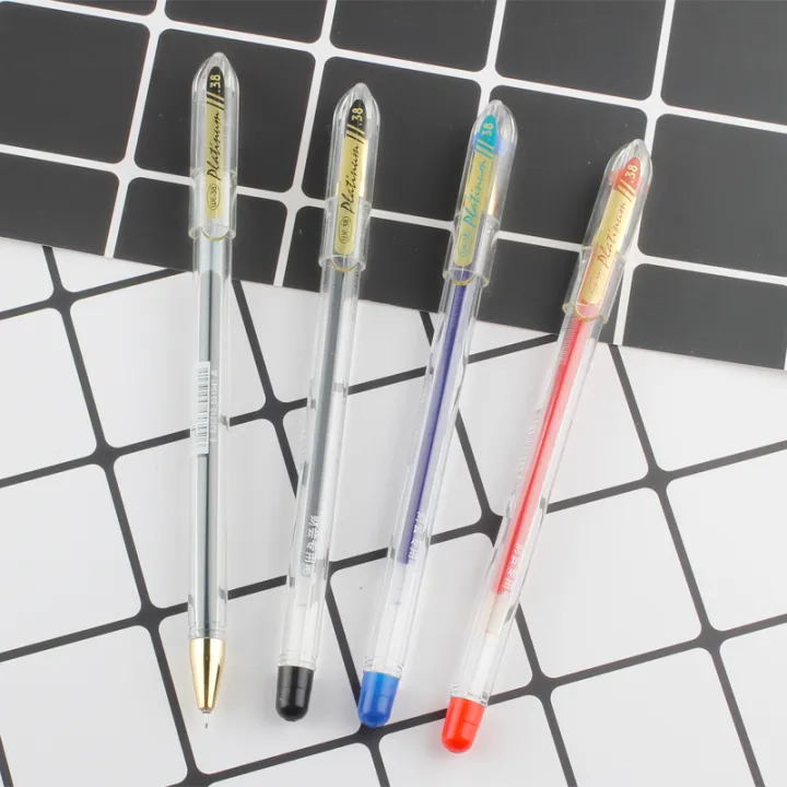 Platinum WE38 gel pen with extremely fine needle 0.38mm accounting