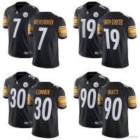 JS Pittsburgh Steelers NFL Football Jersey Tshirt Tops Roethlisberger Watt Conner Schuster Legend Jersey Sport Tee SJ