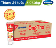 Thùng 24 Tuýp Sữa Đặc Có Đường Ông Thọ Đỏ 165g.