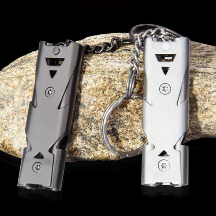 double-tube-whistle-150-decibel-hiking-sport-stainless-steel-emergency-survival-whistle-survival-kits