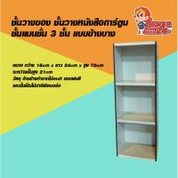 ชั้นวางของ หนังสือการ์ตูน  ชั้นแมนชั่น ข้างบาง (powerpatshop)