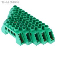 ﹍❍ Green 4/6/8/10/12 Positions Terminal Block Connector Strip Brass Ground Neutral Bar Electrical Distribution Wire Screw Terminal