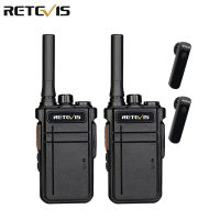 Retevis เครื่องส่งรับวิทยุบลูทูธเข้ากันได้ RB637 PTT PMR446 FRS วิทยุสองทางแบบพกพาวิทยุเครื่องส่งรับวิทยุสำหรับโรงแรมร้านอาหาร