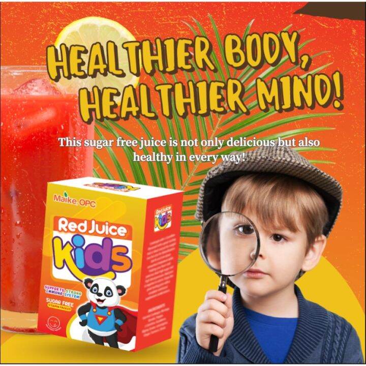 Red Juice Kids No Added Sugar for Kids' Growth and Development with
