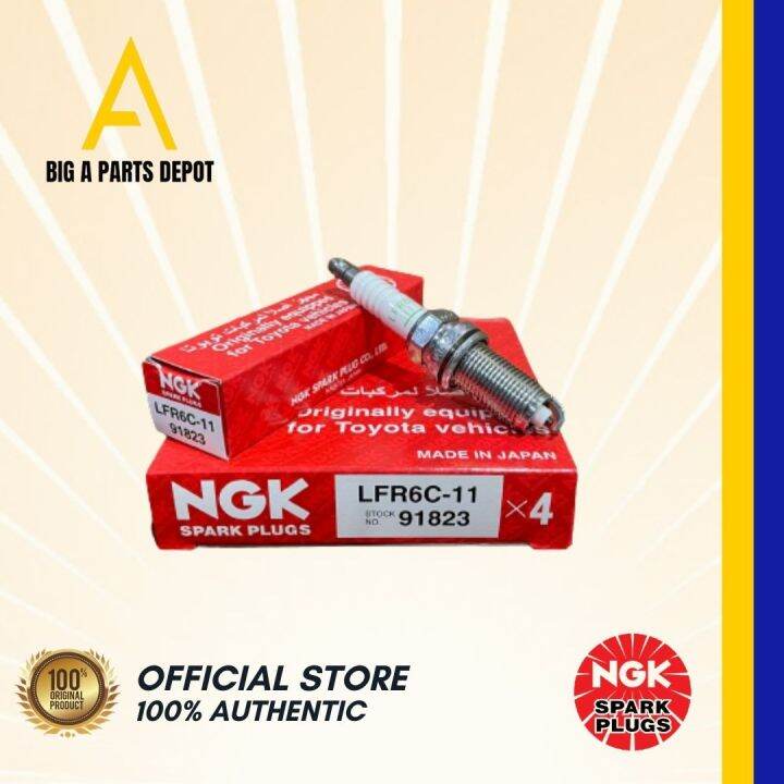 Spark Plug Reference Innova NGK Spark Plug for Toyota Innova, Hilux, Fortuner Gas LFR6C-11, 4pcs ...