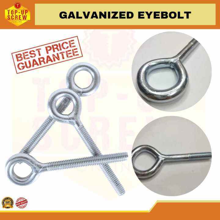 3/8 Eye bolt Galvanized Welded Eyebolt Sold per 1pc. Lazada PH