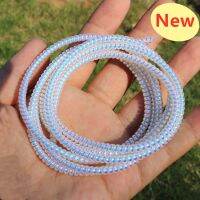 2Pcs 1.5M Data Cable Protective Sleeve Spring twine For Iphone Android USB Charging earphone Case Cover Bobbin winder