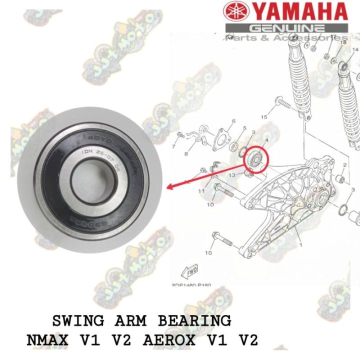SWING ARM BEARING NMAX AEROX V1 V2 Lazada PH
