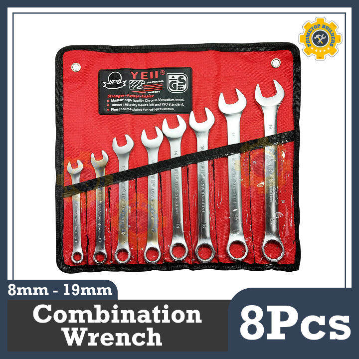 YEII Professional Combination Wrench Tools 8PC PRIMETOP Lazada PH