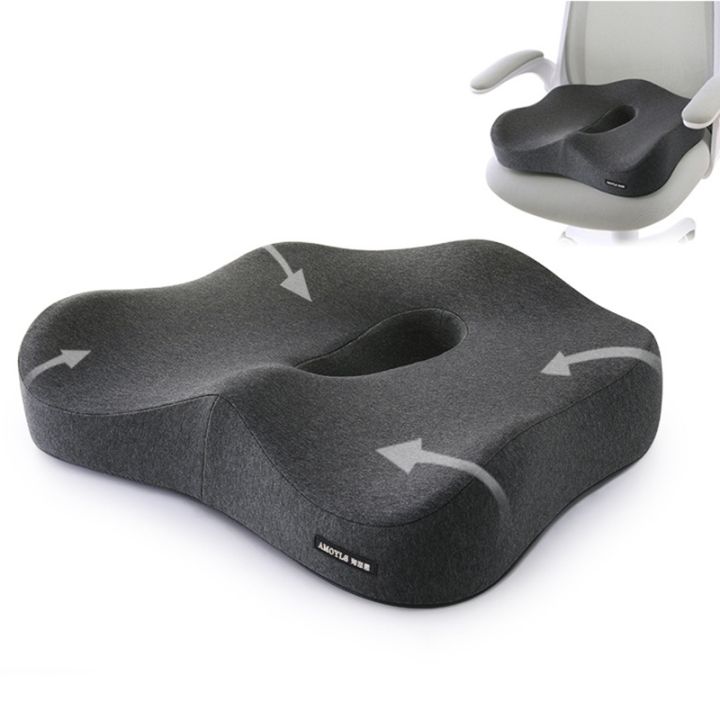 memory-foam-office-chair-cushion-car-seat-support-pads-buttocks-pillow-massage-hips-orthopedic-pillow-coccyx-pain-relief-cushion