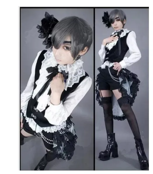 cosfun Kuroshitsuji Black Butler Ciel Phantomhive Cosplay Costume