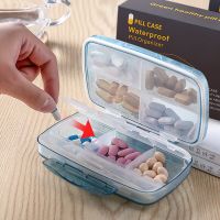 Large Storage Medicine Pill Box 8 Grids Pills Dispenser Sealed Storage Pill Box Pill Organizer Tablet Pillbox Case Drug Divider Medicine  First Aid St