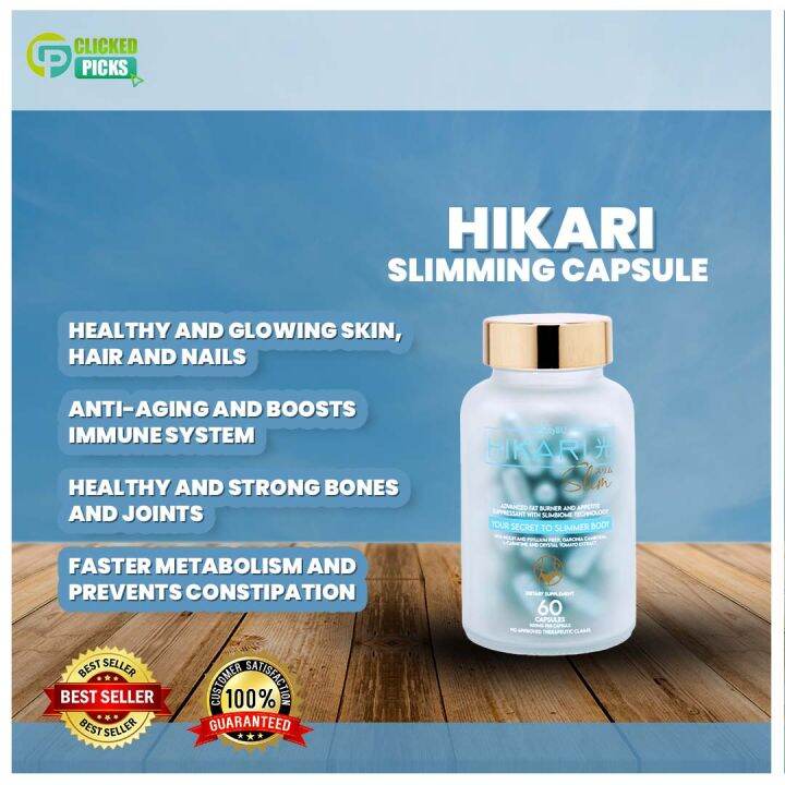 AUTHENTIC HIKARI SLIMMING CAPSULE Capsule Japan Formula (60capsules