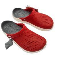 Crocs LiteRide Clog สีส้มเทาเข็ม รองเท้าใส่สวย ใช่ดีใช่ทน ทันสมัย กำลังฮิต ใส่เที่ยวทะเล/เล่นน้ำ เบานุ่มสบาย คลายปวด