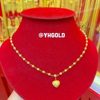 สร้อยคอทอง2สลึง YHGOLD ประคำระย้า ทองคำแท้96.5%ขายได้จำนำได้