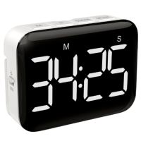 ✓☢ NOKLEAD Home LED Digital Screen Kitchen Timer Large Display Digital Timer Square Cooking Count Up Countdown Alarm Clock