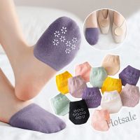 【hot sale】❒○ D19 1Pair Summer Forefoot Socks / Women Candy Color Toe Sock / Heels Invisible Half Palm Socks