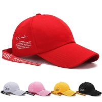 หมวกแก๊ปเบสบอล ปัก V (มี 5 สี) หมวกแก๊ป หมวกกันแดด หมวกกีฬา