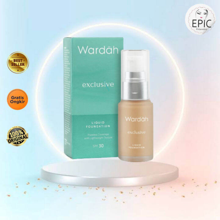 Wardah Exclusive Liquid Foundation 20ml Lazada Indonesia