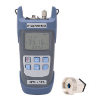 Optical Power Meter Red Light Machine Fiber Optic Cable Tester LED Light 50MW