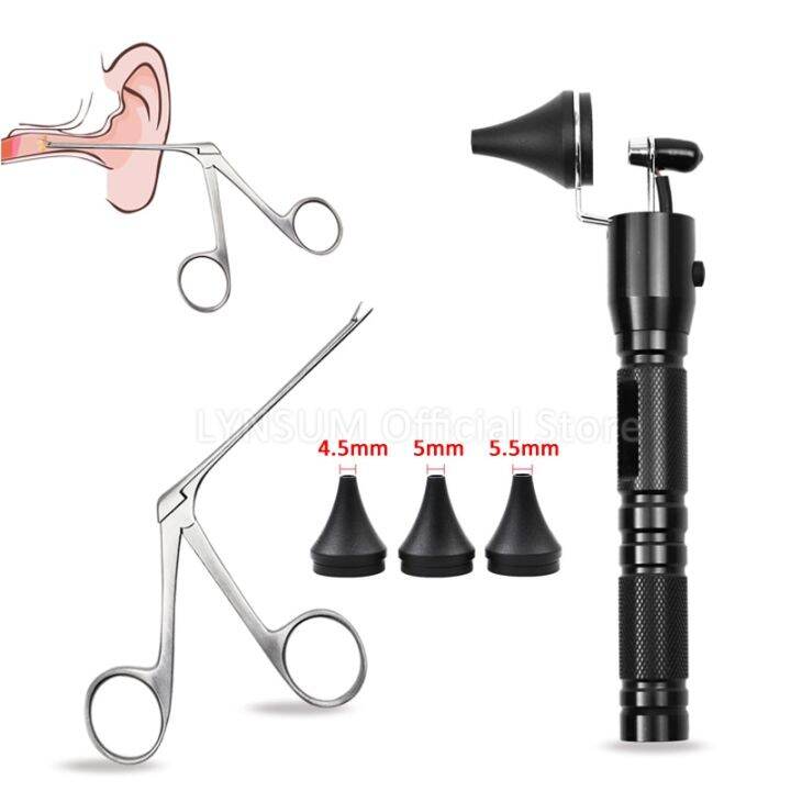 New Arrival Medical Ear Wax Endoscope Earwax Remover Hartman Micro Alligator Crocodile Forceps