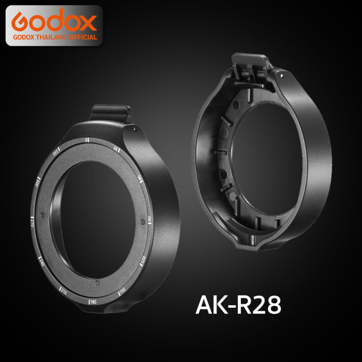 godox-adapter-ak-r28-อแดปเตอร์สำหรับแฟลชหัวกลม-เพื่อใช้กับ-ak-r21-projection-attachment-v1-ad100pro-ad200
