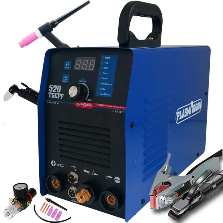 Plasmargon Plasma Cutter 4 In 1 Welding Machine 520TSCPF DC Inverter
