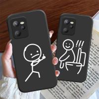 เคส Hp C53 Realme C55 C15 C35 C33 C31 C30 C21Y C25Y C21 RealmeC11 C25เคสครอบโทรศัพท์ C12 C3 C2 Realme 8i 8 Pro 5 5i ซิลิโคนนิ่มสำหรับ Matchman ที่เรียบง่าย