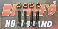 สกรูล้อแม็กซ์ตัวยาวพิเศษ หัวธรรมดา ISUZU TFR 12X1.5 BUFO (แกนยาว + หัวทะลุ) Rear wheel bolt and nut set (4ตัว/ชุด)