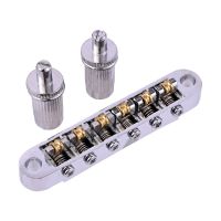 1 Set of 6 Strings Guitar Tune-O-Matic Bridge and Tailpiece with Posts for Epiphone Les Paul Electric Guitar