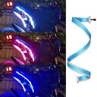 【CW】Newest Motorcycle LED DRL Daytime Running Lights Tail Light Strip Flowing Waterproof Turn Signal Lamp Auto Car Style Accessories