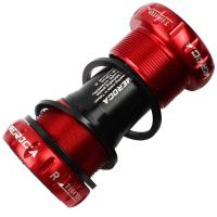 MEROCA Ceramic Bearing MTB Road Bike BB Bottom Brackets 68-73mm  Ceramic Bearings Red/Black