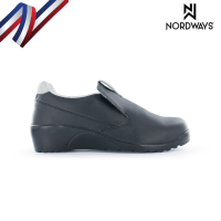 NORDWAYS Sophie รองเท้าเชฟ ผู้หญิง เชฟตี้ มาตรฐาน ISO (กันลื่น) - สีดำ