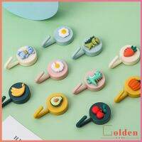 Golden ลายการ์ตูนน่ารัก ตะขอแขวนติดผนัง  3D Cartoon coat hook