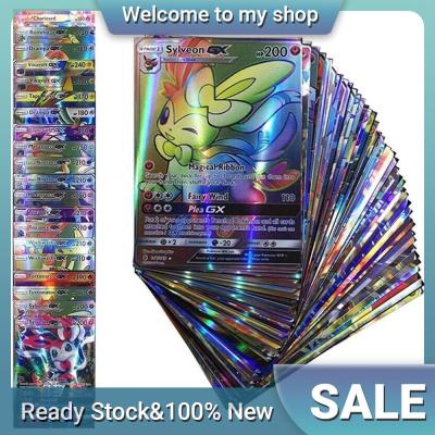 100/200pcs Pokemon Cards Cartoon Game Card Children GX Trading Cards Ultra Rare MEGA,VMAX,GX, VSTAR