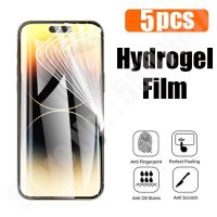 5PCS Hydrogel Film for iPhone 14 13 12 11 Pro Max Screen Protector for iPhone 13 12 Mini 14 7 8 6 Plus XS Max X XR SE 2022 2020 Screen Protectors