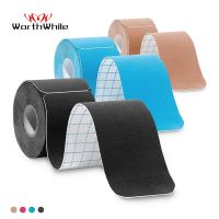 ❖№☒ WorthWhile 5cmx5m Pre Cut Kinesiology Tape Athletic Recovery Elastic Tape Muscle Pain Relief Kneepads Fitness Sports Protector