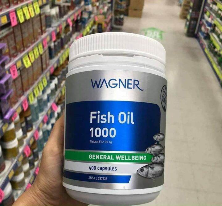 Wagner Fish Oil 1000mg 400 Capsules Dầu cá Omega 3 Wagner Lazada.vn