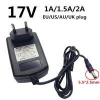 อะแดปเตอร์2A 1.5A 17 V อะแดปเตอร์สากล AC 100-240V ไปยัง DC 17 V ตัวแปลงไฟ5.5*2.5มม. 5.5*2.1มม. ปลั๊กไฟ UK AU ยุโรปเรา