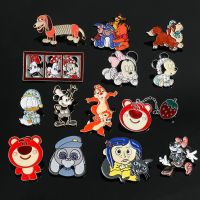 【DT】hot！ Cartoon Minnie Lapel Pins Figure Brooches Winnie Metal Badges for Accessories Kids