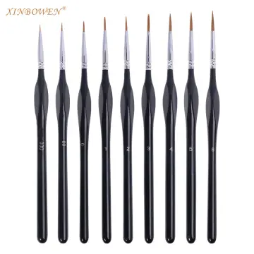 Precision Painting Brushes 6pcs Professional Miniature Brushes for