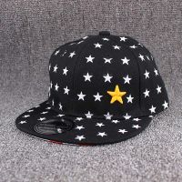 HLEISXI Top Fashion Children Baseball Caps Boys Star Cap Adjustable Floral 4 Colors Black Summer Hat Girl Kids Snapback Sale