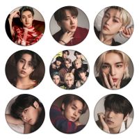 hot【DT】 KPOP Stray Kids CanCam StrayKids New Album Badge Bangchan Brooch Hyunjin Pin IN Collection for