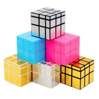 ShengShou 3x3 Mirror Magic Cube professional 3x3x3 Gold Silver cubo magico Puzzle Speed classic toys