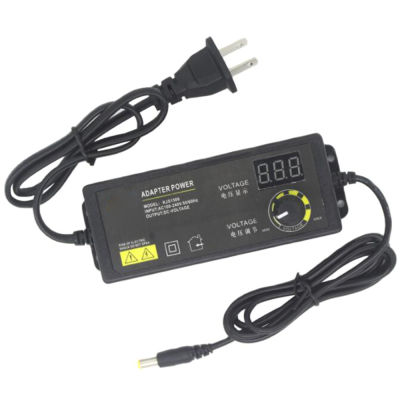 3-36V 60W Power Switching Adapter แรงดันไฟฟ้าที่ปรับได้พร้อม LED LCD หน้าจอแสดงผลแบบดิจิตอลการควบคุมแรงดันไฟฟ้าอะแดปเตอร์จ่ายไฟ